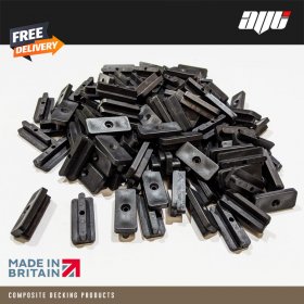 Composite Decking Clips & Silver Stainless Screws